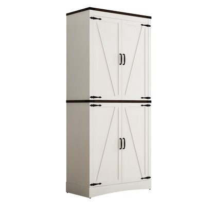 Storage Cabinet shown in the White option
