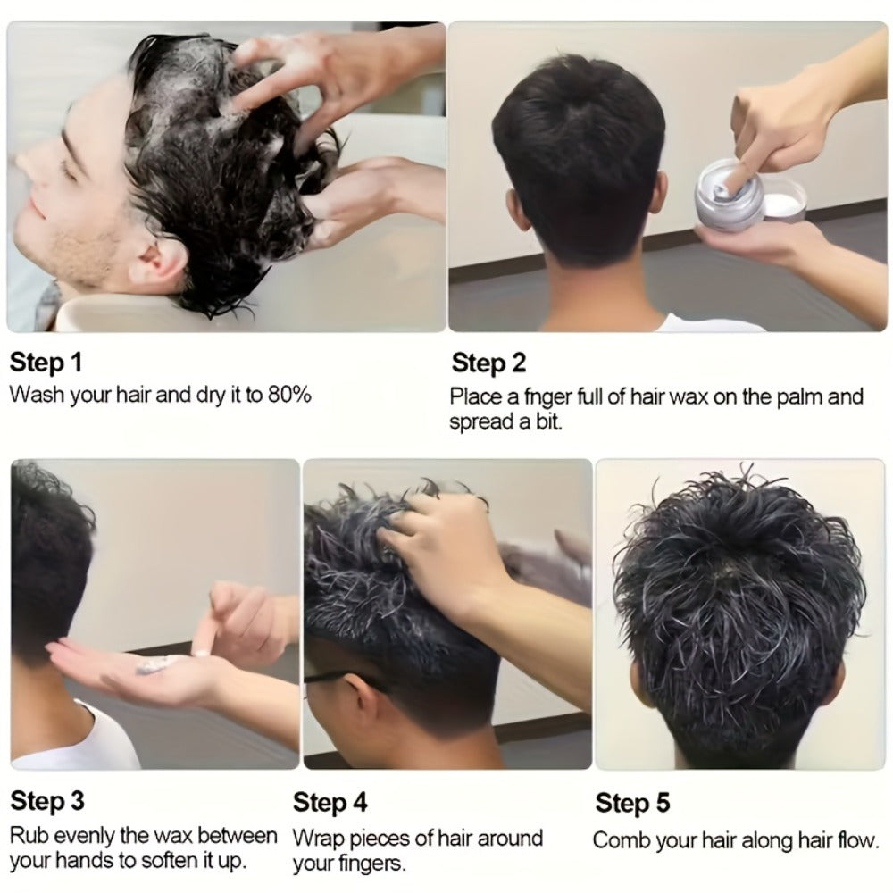 Temporary Hair Color Styling Wax in Nine Shades for Parties, Festivals, Halloween and Cosplay