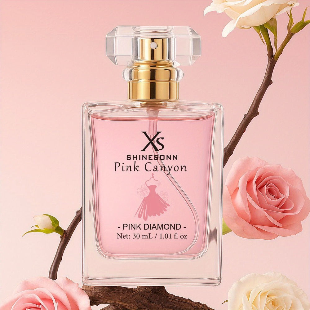 Women's Perfume Pink Canyon Eau de Parfum 1 oz with Pomegranate, Peony and Warm Amber Notes