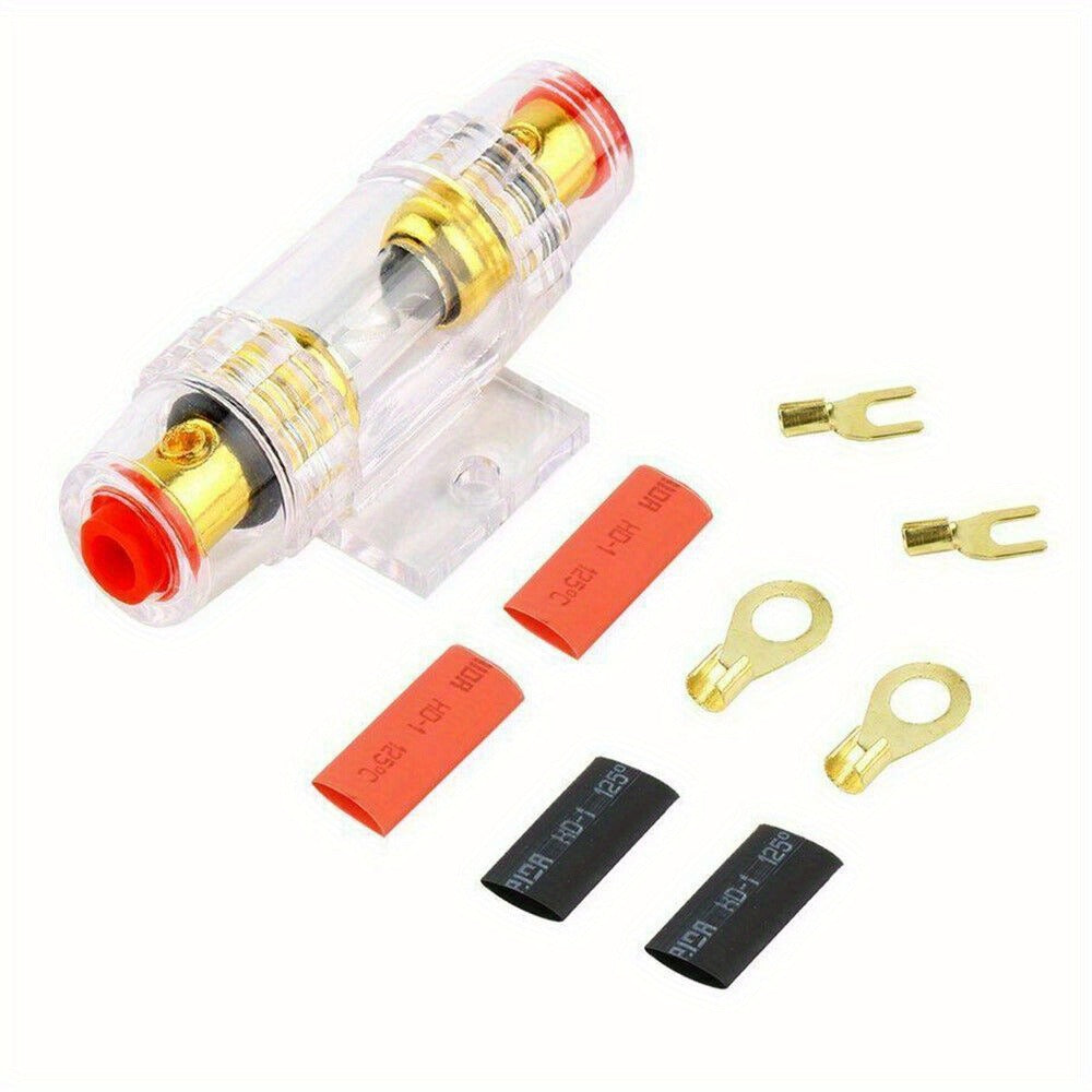 Amplifier Wiring Kit 10 Gauge 1500W - Complete Car Audio Amp Install Kit with RCA Cable, Power & Ground Wire, Remote Cable, AGU Fuse Holder, OFC Subwoofer Wiring