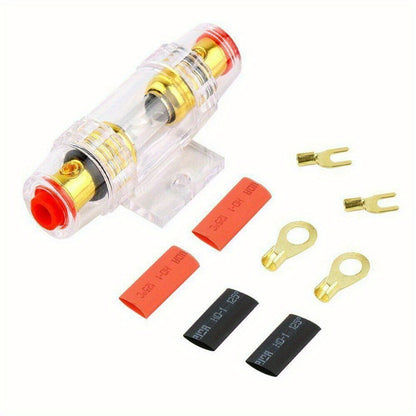Amplifier Wiring Kit 10 Gauge 1500W - Complete Car Audio Amp Install Kit with RCA Cable, Power & Ground Wire, Remote Cable, AGU Fuse Holder, OFC Subwoofer Wiring