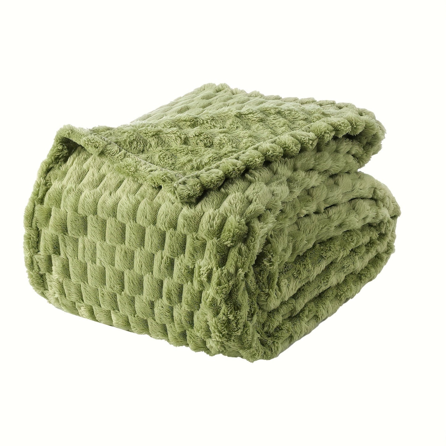 Quilted Flannel Throw Blanket – 180-200gsm Soft Warm All-Season Bed Cover, 17 Patterns, Rhinestone & Checker Designs, 2 Sizes