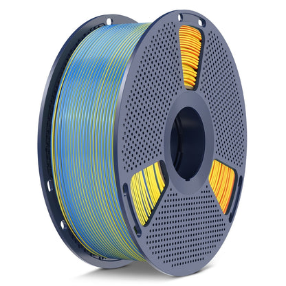 SUNLU PLA+ Four-Color Glossy Filament 1.75mm 1kg 4kg Multicolor Gradient Red Yellow Green Black Blue Purple Orange Gold FDM 3D Printer Filament Creality Bambu Prusa Compatible