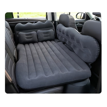 SUV Back-Seat Inflatable Mattress with Electric Pump, Storage Bag and Repair Kit in Four Colors