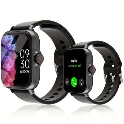 Smartwatch with Bluetooth Calling 1.91" AMOLED HD Touch Screen, Voice Assistant, Music Playback, Built-in Mic & Speaker, Multi-Sport Fitness Tracker – iPhone & Android Compatible