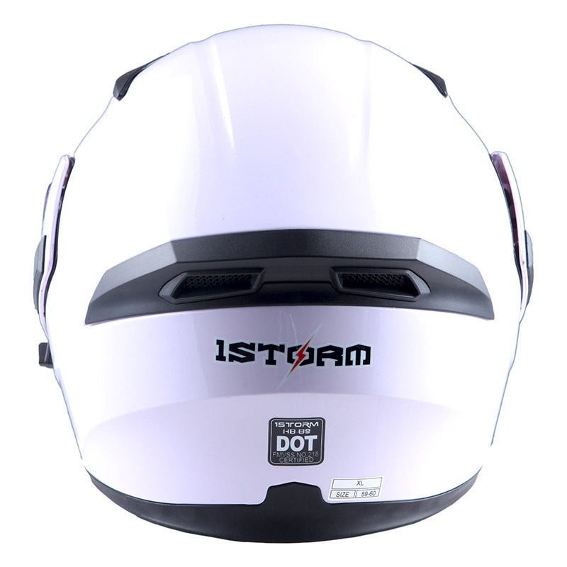 Motorcycle Modular Full Face Helmet Flip Up Dual Visor Inner Smoked Shield Lightweight Aerodynamic Thermoplastic Shell Removable Washable Interior for Men Women, Multiple Colors S M L XL