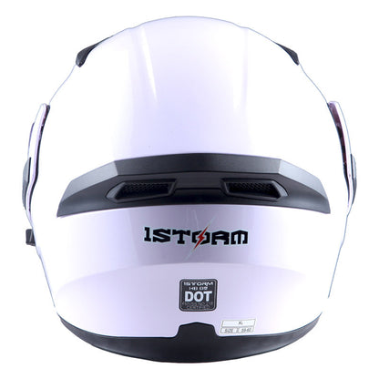 Motorcycle Modular Full Face Helmet Flip Up Dual Visor Inner Smoked Shield Lightweight Aerodynamic Thermoplastic Shell Removable Washable Interior for Men Women, Multiple Colors S M L XL