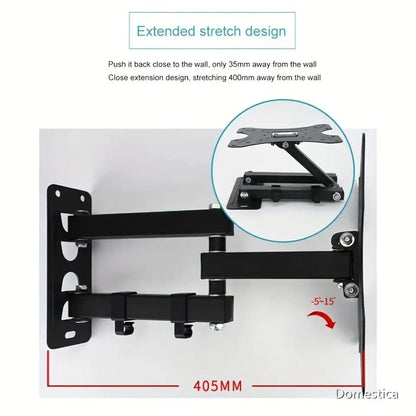 Rotating Tilt TV Wall Mount 22-55 Inch – Full Motion Swivel Bracket, Adjustable Viewing Angles, Durable Iron Construction, Fits Most Flat Screen TVs
