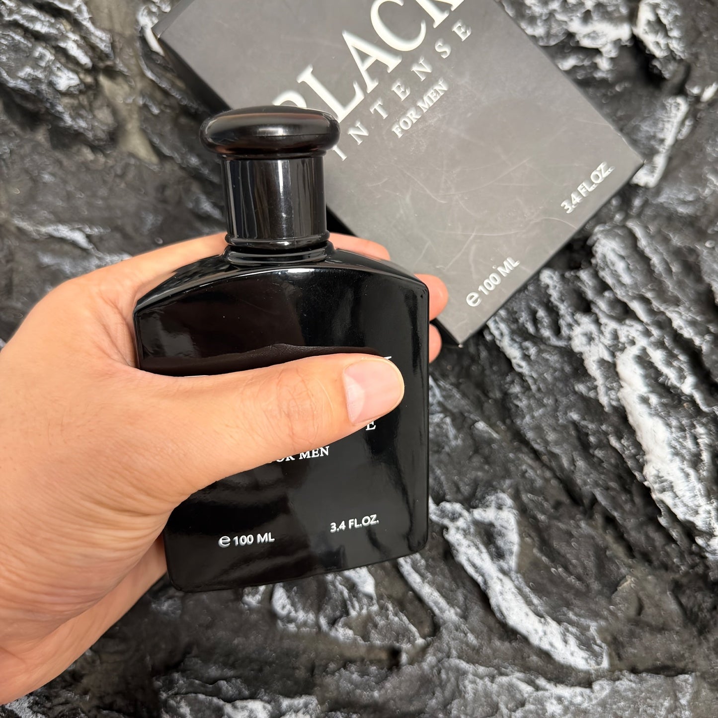 Boxed 3.4 fl oz Fragrance with Black Bottle or Oud-Labeled Checkout Options and Gold-Cap Presentation