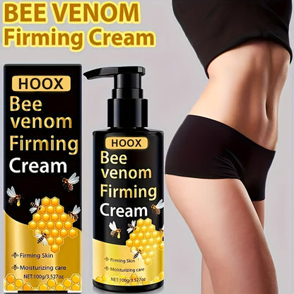 Bee Venom Firming Cream 100g for Face Neck Abdomen & Body - Moisturizing Anti-Aging Skin Tightening Cream for Sagging Loose Skin Smoother Firmer Younger-Looking Skin Women