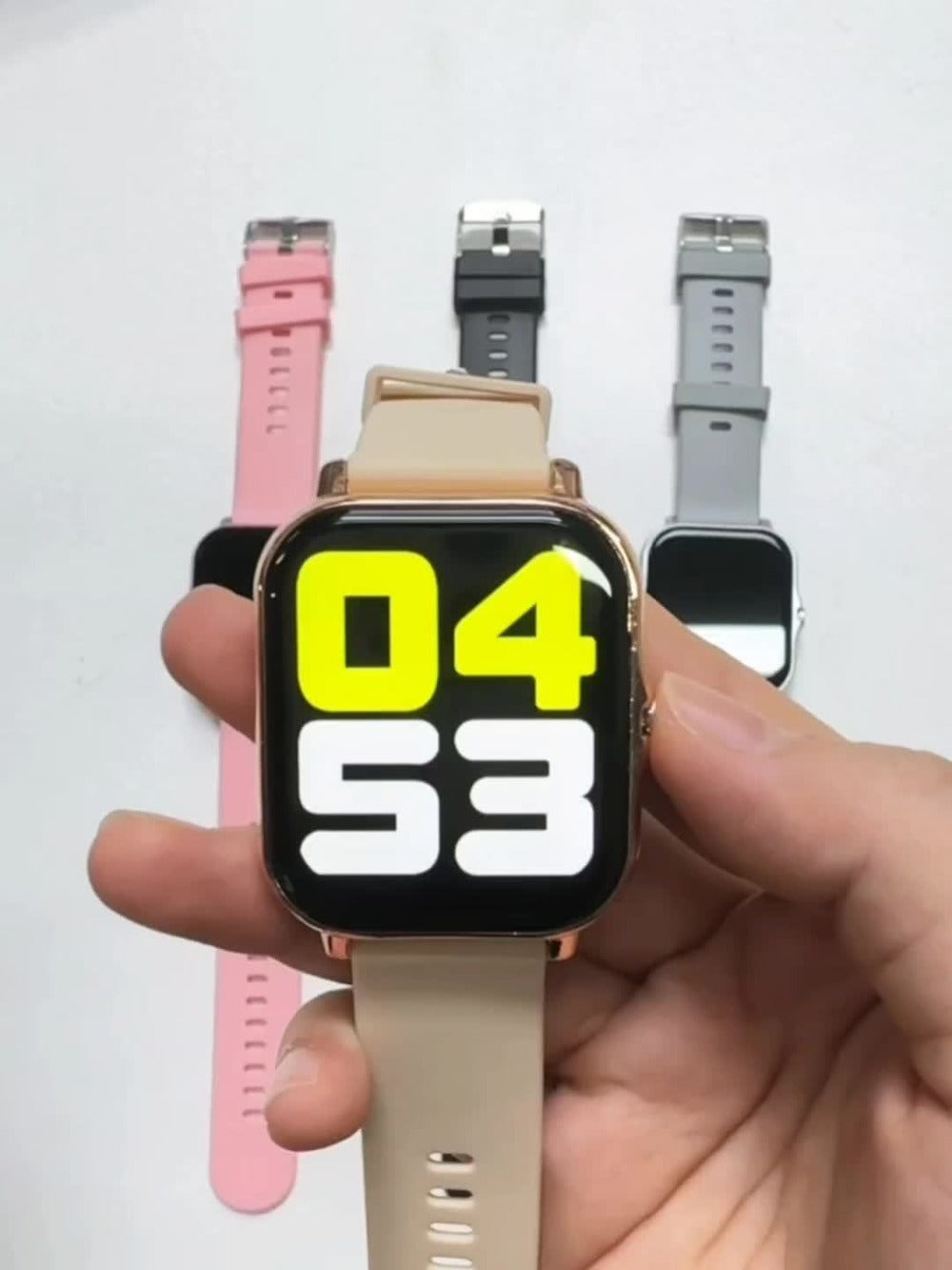Smartwatch – Email Display 1.83" Full Touch – Wireless Calling, Pedometer, Activity Tracker, Multi-Exercise Modes, Dual TPU Strap, USB…