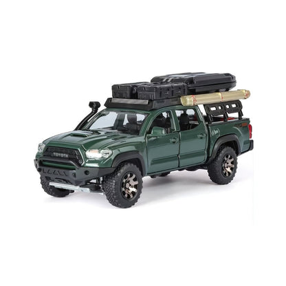 1:32 Scale Toyota Off-Road Die-Cast Model Car with Openable Doors – Zinc Alloy High-Detail Static Display Replica | Collectible Desktop Ornament | Birthday Holiday Gift for Car Enthusiasts