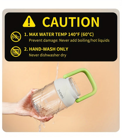 Cordless Portable Blender 33oz USB Rechargeable - Ice Crushing Blender for Smoothies & Shakes