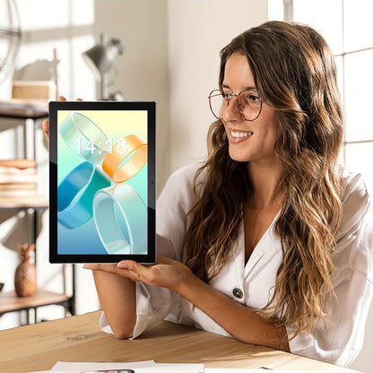PEICHENG 10-Inch Android 15 Tablet with 17GB Configured Memory, 128GB Storage, Wi-Fi 6 and Stylus Set