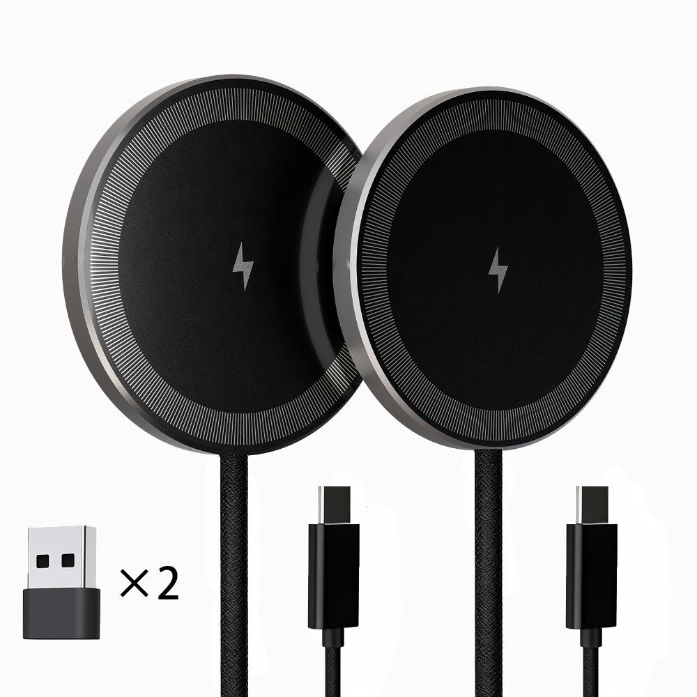 Magnetic Wireless Charging Pad Multi-Pack in White or Black with Two- or Three-Piece Checkout Options