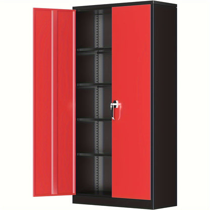 Storage Cabinet shown in the Red option