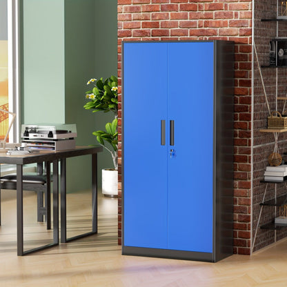 72-Inch Tall Garage Storage Cabinet with Adjustable Shelves for Organized Everyday Storage detail image