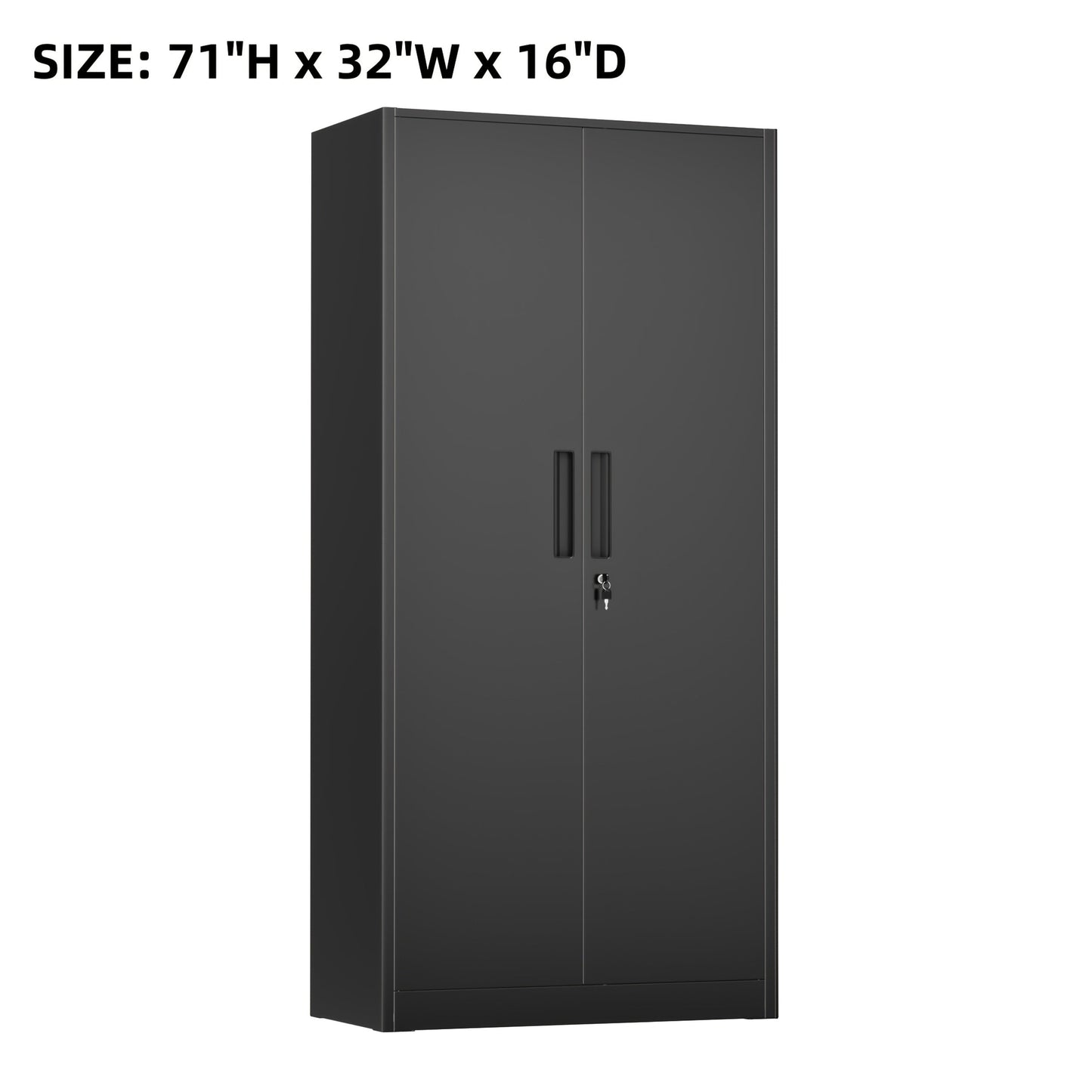 Storage Cabinet shown in the Pure Black option