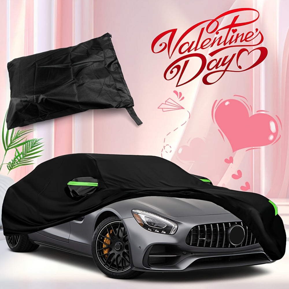 All Weather Car Cover for Sedan & Coupe 185"x69"x59" - Outdoor UV, Rain, Snow & Hail Protection for Toyota Camry, Honda Accord, Mustang & More