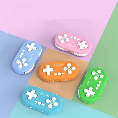 Mini Keychain Gaming Controller Bluetooth Mobile iOS Android - Gyroscope Axis Turbo Dual Vibration Wake Function 180mAh 5-Hour Battery Portable Pocket Gamepad