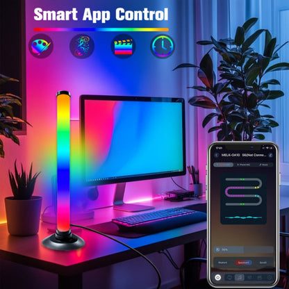 TV Backlight LED Strip 2 Pack RGB IC 16 Million Colors Music Sync App Control - 8 Dynamic Modes USB Powered No Hub Required for Gaming PC Laptop Desktop Monitor Bias Lighting Bedroom Decor