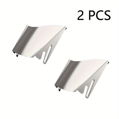 Stainless-Steel-Style Stand Mixer Pouring Chute in One- or Two-Piece Checkout Configurations