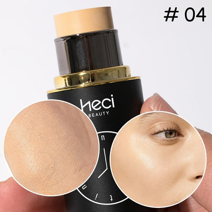 CC Cream Foundation Stick 2-Pack — Full Coverage Concealer, water-resistant extended-wear Natural Matte Finish, Lightweight Moisturizing