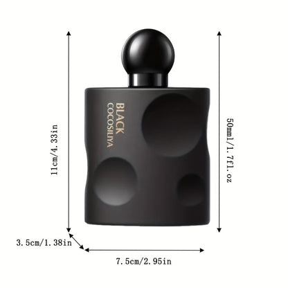 Men's Cologne Spray 3.4oz EDT Limited Edition Black & Red Temptation Fresh Woody Aromatic Fragrance Gift for Him
