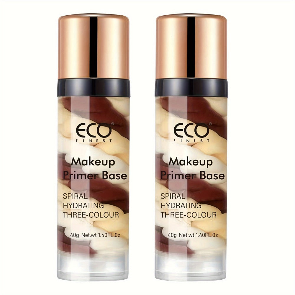 Brightening Face Primer 2-Pack with Squalane Pore Minimizer Moisturizing Even Skin Tone – Long-Lasting Matte Satin Makeup Base Conceals Imperfections for All Skin Types Women