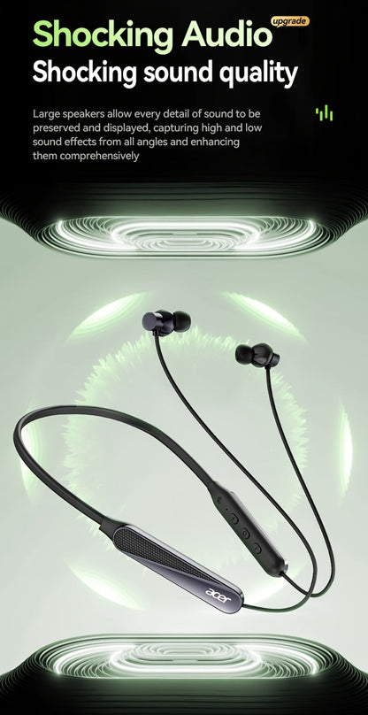 Acer TWS Wireless Earbuds Gaming Mode Low Latency, Noise Isolation Stereo Sound USB-C Charging Long Battery Life