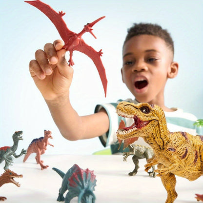 Dinosaur Toys for Kids 19pcs with Play Mat & Storage Cage – Realistic Dinosaur Figures Playset for Boys Girls Ages 3+, Birthday Gift, Christmas Gift, Party Favor