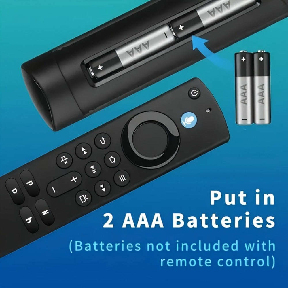 Amazon Fire TV Replacement Remote with Alexa Voice Search – Works with Fire TV Stick 4K Max Gen 1 2, Cube Gen 1 2 3, Stick Lite, Echo Show 15, All 2021+ Fire TV Models, Bluetooth Wireless