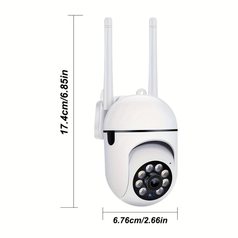 WiFi Dome Security Camera 4-Pack 1080P HD PTZ 360° AI Motion Tracking Two-Way Audio PIR Detection 5GHz & 2.4GHz Dual-Band App Control Wall Mount Indoor Outdoor Surveillance