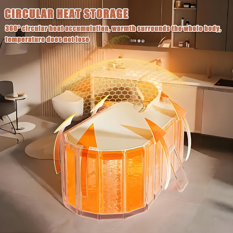 Portable Hot Tub Foldable | Soaking Bath Home Gym Outdoor Relaxation