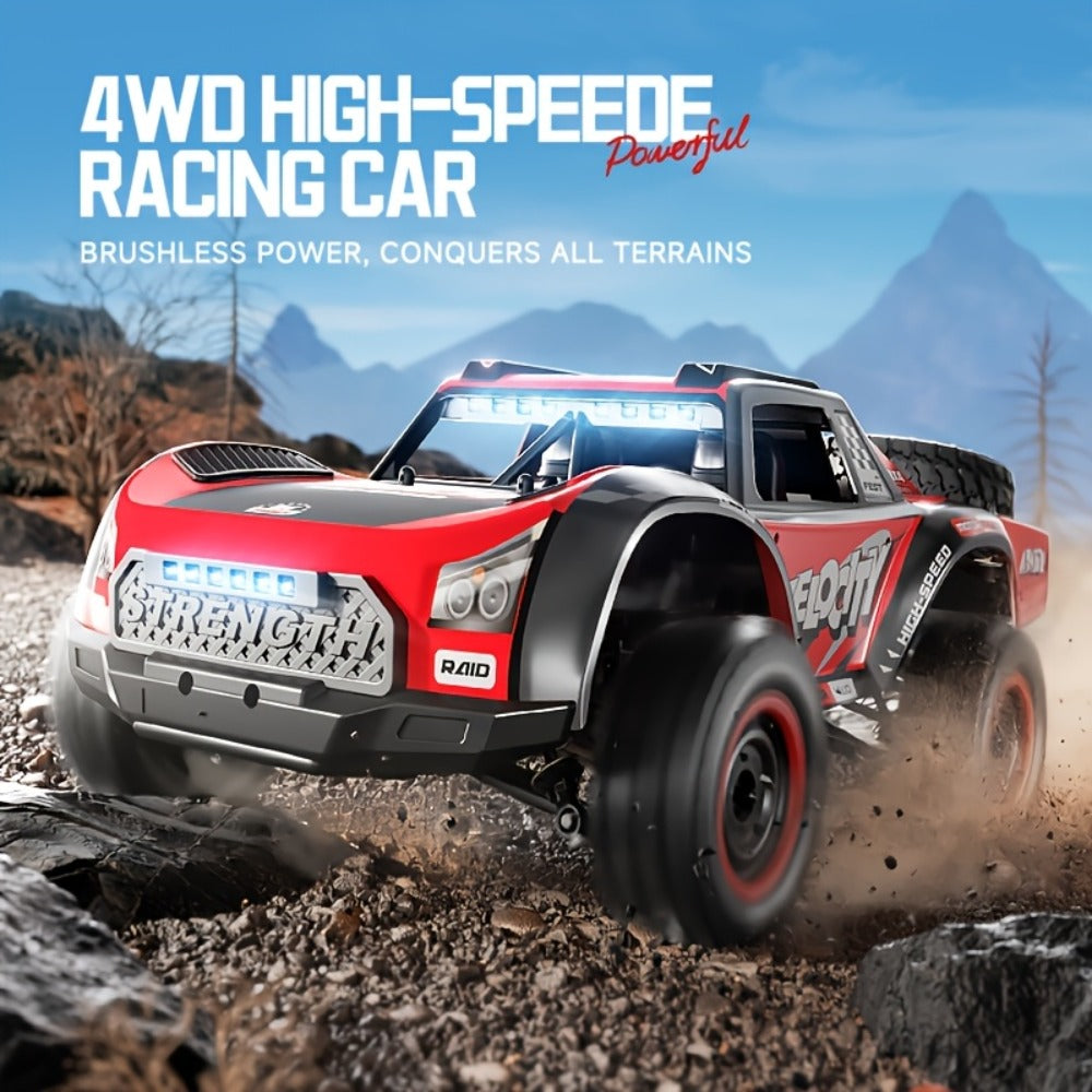 Remote Control Car, RAPTO 1:14 Scale 4WD Off-Road Truck with Carbon-Brush or Brushless Motor Variants and 2.4GHz Control