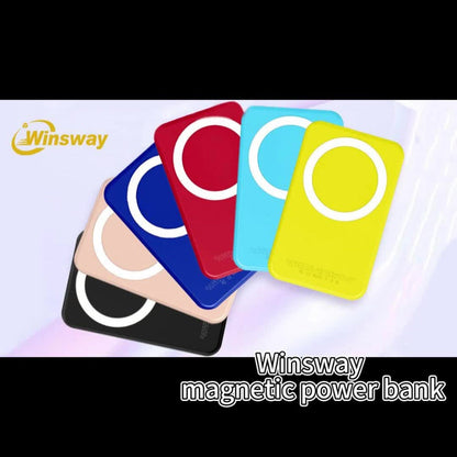Magnetic Power Bank 5000mAh Mini Wireless Charging PD & QC 3.0 Fast Charge Colorful Portable Charger for iPhone 17 16 15 14 13 MagSafe Compatible