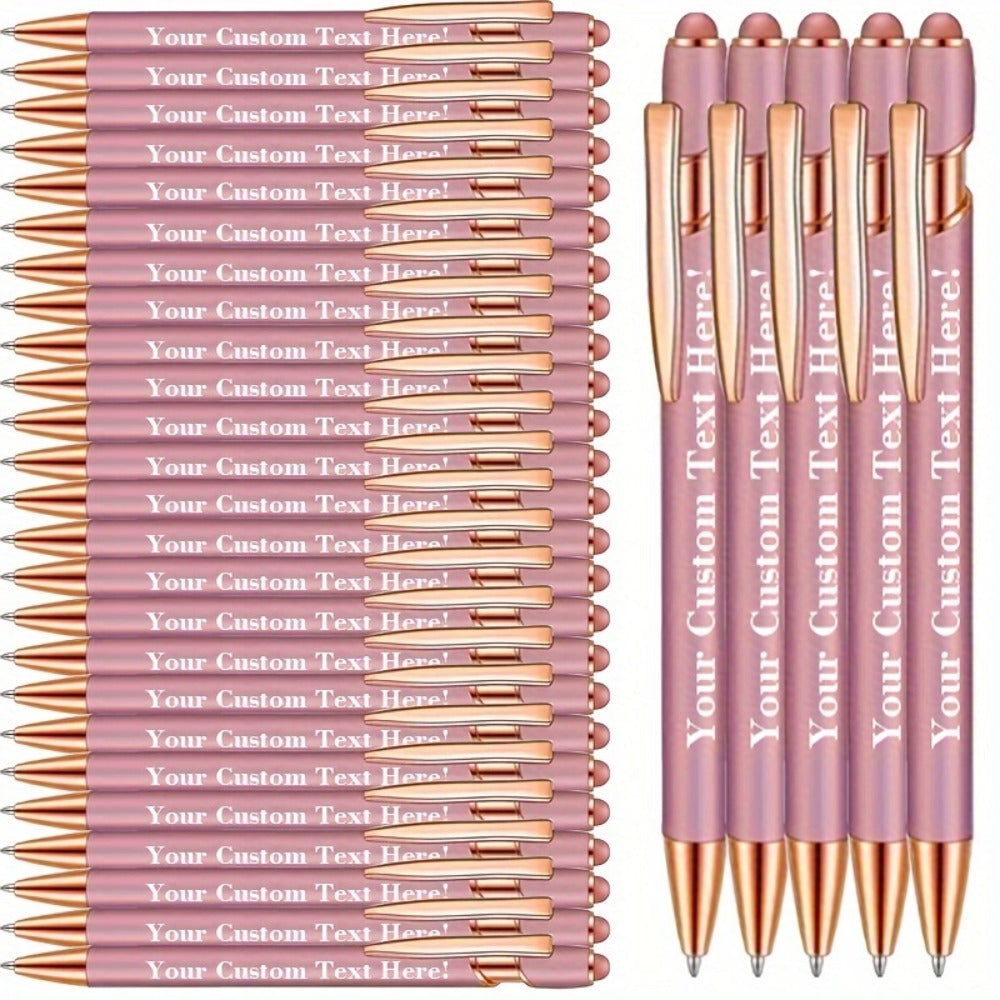 30-Pack Ballpoint Stylus Pens with Touchscreen Tips, Comfortable Grips and Seven Color Options