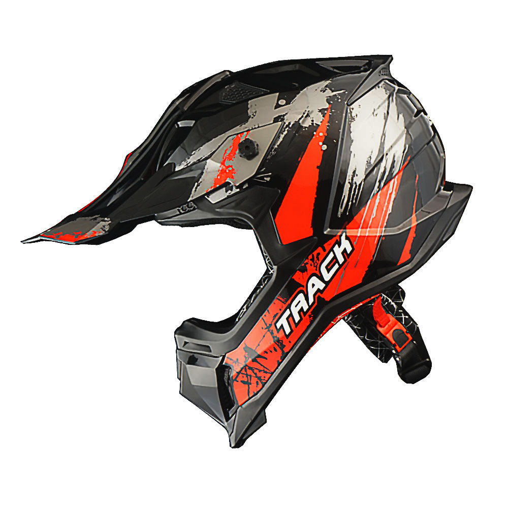 Dirt Bike Helmet Adult Motorcycle ATV Off-Road Track Style Lightweight Aerodynamic Thermoplastic Shell Removable Washable Padding Glossy UV Finish, Multiple Colors XS-XXL