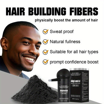 15-Gram Hair Fiber Kit with Directional Spray Applicator in Four Black and Brown Shade Options