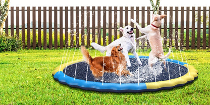 Splash Pad Sprinkler for Kids | Outdoor Water Play Mat Wading Pool