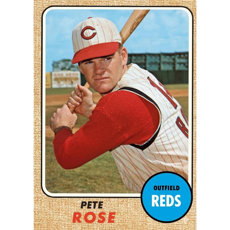 Sports Trading Cards, 1968 Topps-Labeled Baseball Mystery Display Slab with One Random Card for Collectors
