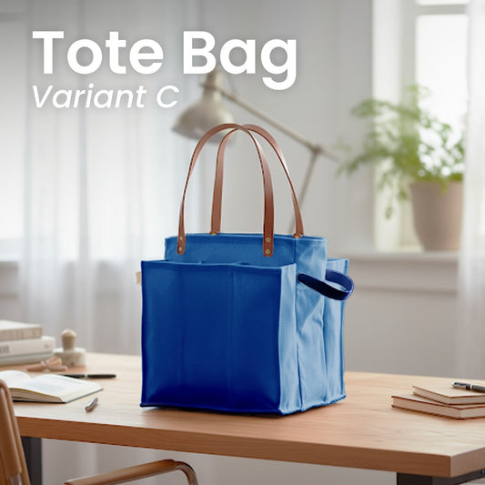 Picnic Tote Bag Large | Grocery Shopping Bag with Separate Sections for Eggs Bottles & Delicate Items