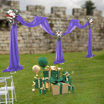 Pipe and Drape Backdrop Stand 10x20ft Heavy Duty Stainless Steel Portable Wedding Party Photography Background Support System with Base Kit for Stage Events Trade Show Display