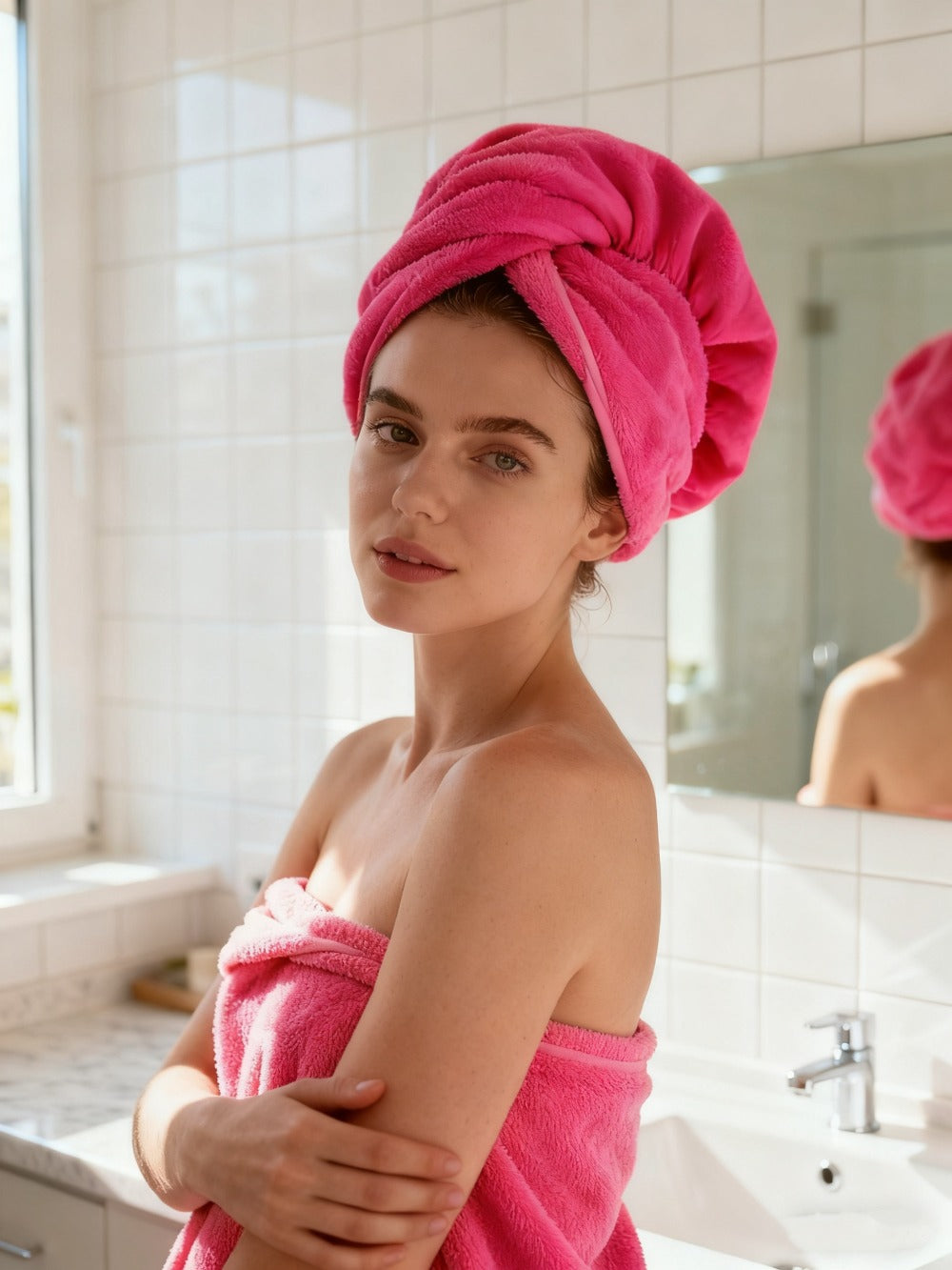 Coral Velvet Bath Towel Set 18pcs – 4 Bath Towels 4 Hand Towels 10 Washcloths Hotel Quality Soft Absorbent