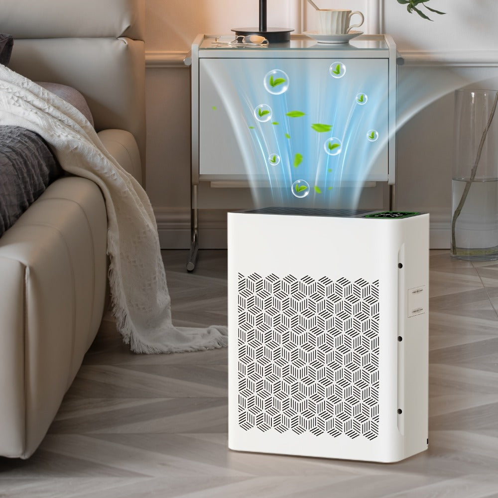 Air Purifier with HEPA Filter, 1095 Sq Ft Coverage, PM2.5 Display, Air Sensor, Auto Mode and Timer