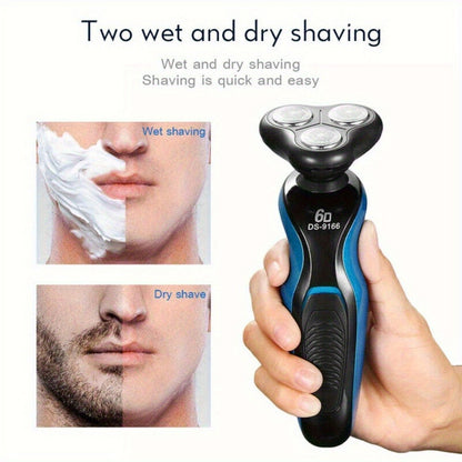 Electric Shaver for Men 4-in-1 – USB Rechargeable Electric Razor & Beard Trimmer Kit for Wet & Dry Shaving, Portable Grooming Set, Perfect Father's Day Gift for Dad, Husband & Male Friends