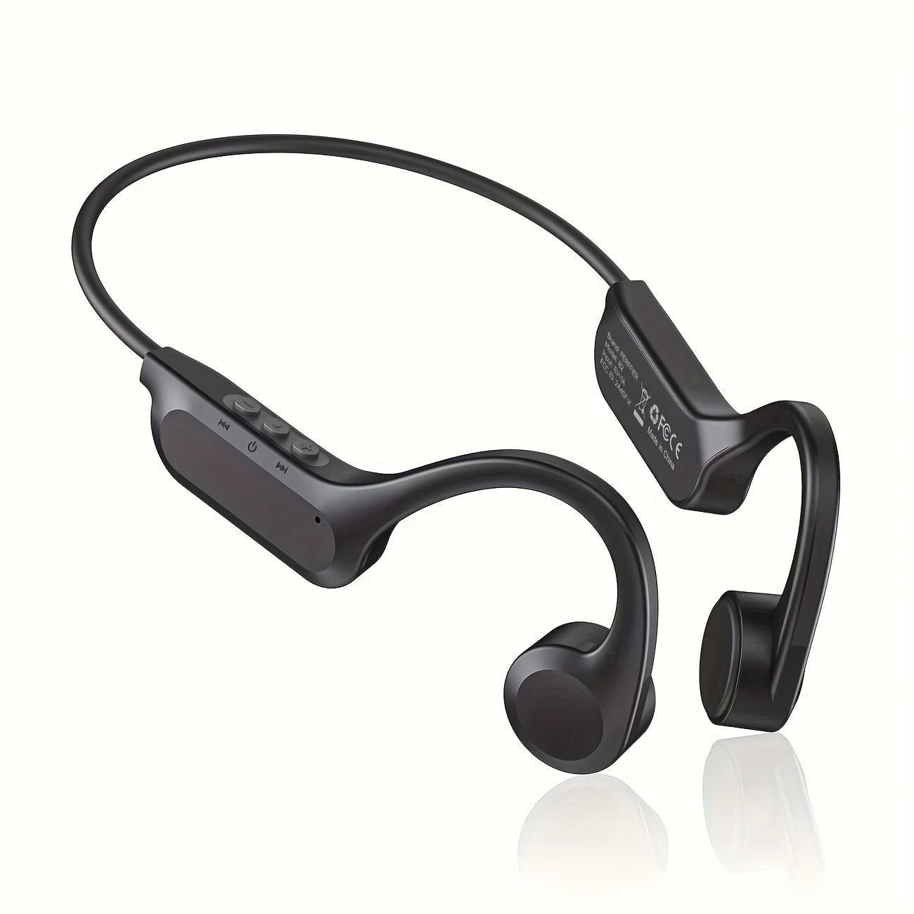 Open Ear Sports Headphones with Microphone 15-Hour Battery True Wireless Bluetooth Earphones for Running Exercising Cycling Gym Workout Awareness Mode