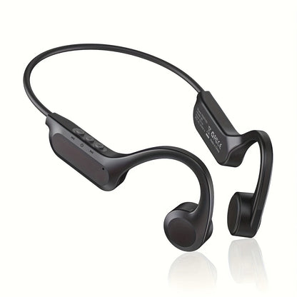 Open Ear Sports Headphones with Microphone 15-Hour Battery True Wireless Bluetooth Earphones for Running Exercising Cycling Gym Workout Awareness Mode