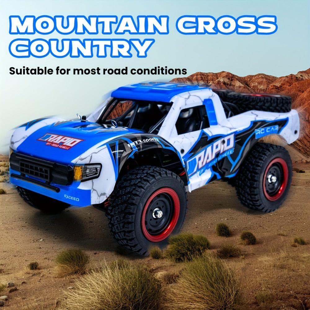 Remote Control Car, RAPTO 1:14 Scale 4WD Off-Road Truck with Carbon-Brush or Brushless Motor Variants and 2.4GHz Control