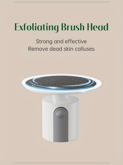 Electric Body Scrubber Brush 3 Replaceable Heads Dual Speed Shower Back Cleaner Exfoliating Skin Cleansing Massage African Bath Sponge Long Handle for Women Men Home Spa Daily Use